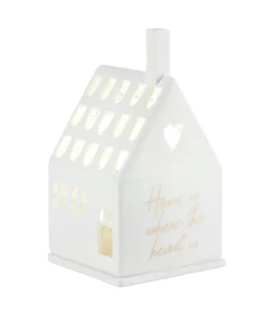 Lichthaus „Home is where the heart is", 8x7,2x13cm