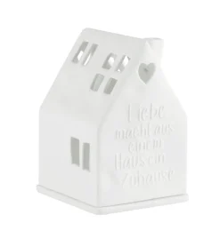 Lichthaus „Liebe macht aus einem Haus", 7x7x10,5cm