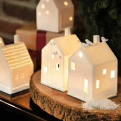 Lichthaus „Vogelhaus", 7x7x13cm