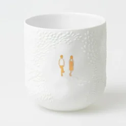 Licht „Parkspaziergang", D.8cm, H.8,5cm, Bilderges