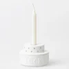 Lichttörtchen „Happy Birthday", Ø:7cm, H.5cm