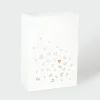 Lichttüten 2er Set Herzen 14,5x8x20,5cm