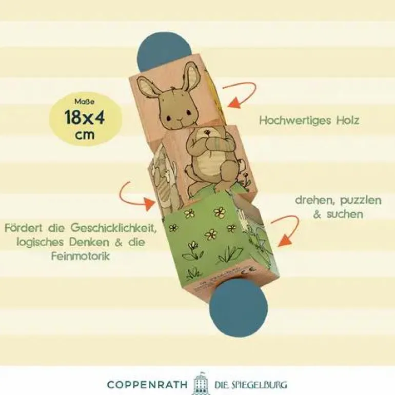 Liebling Tourlonias - Holz-Dreh-Puzzle