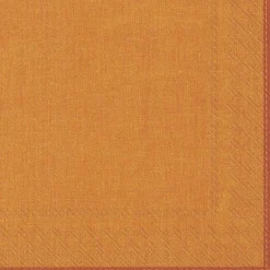 LINEN Orange Lunch-Servietten L1049617
