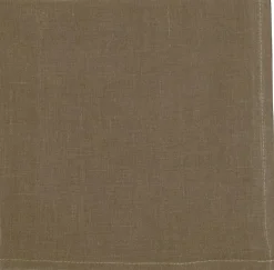 LINEN UNI light mud 40 x 40 cm Serviette (Textil)