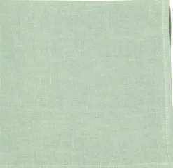 LINEN UNI pále vert 40 x 40 cm Serviette (Textil)