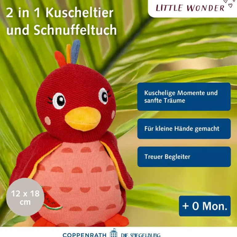 Little Wonder - Kuscheltier Mit Schnuffeltuch Par