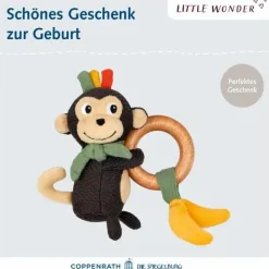 Little Wonder - Holz-Ringrassel Affe