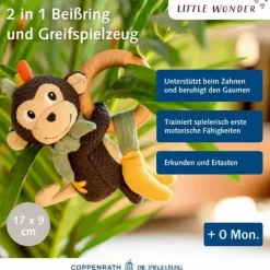 Little Wonder - Holz-Ringrassel Affe
