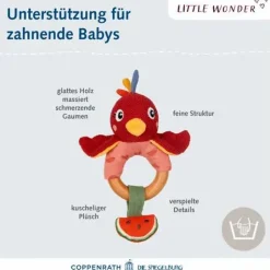 Little Wonder - Holz-Ringrassel Paradiesvogel