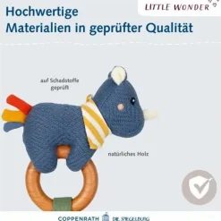 Little Wonder - Holz-Ringrassel Nashorn