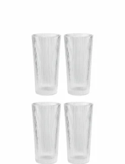 Longdrink Gläser 4St - Pilastro 0,3L Clear