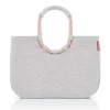 Loopshopper L frame twist sky rose Einkaufstasche