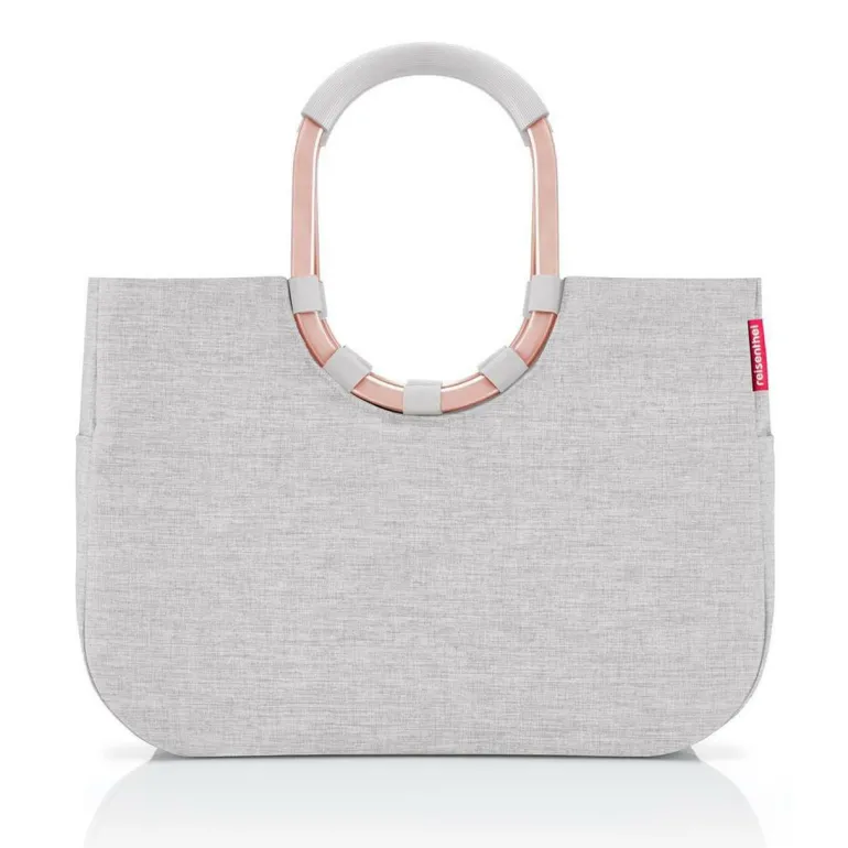 Loopshopper L frame twist sky rose Einkaufstasche
