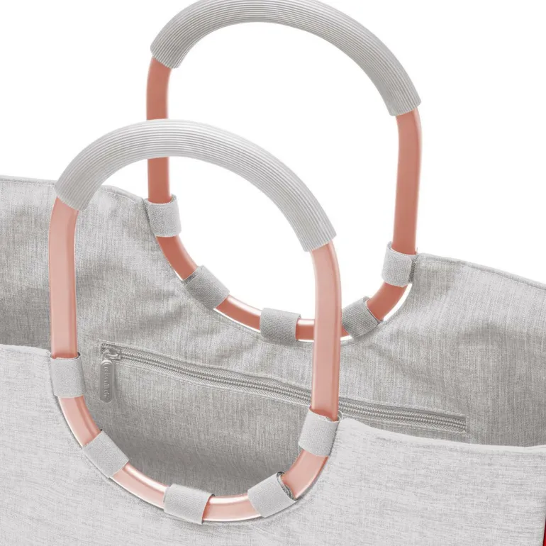 Loopshopper L frame twist sky rose Einkaufstasche