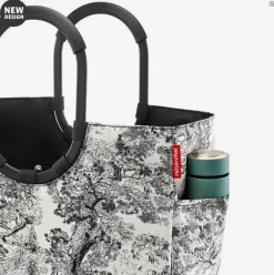 Loopshopper L jacquard grey Einkaufstasche