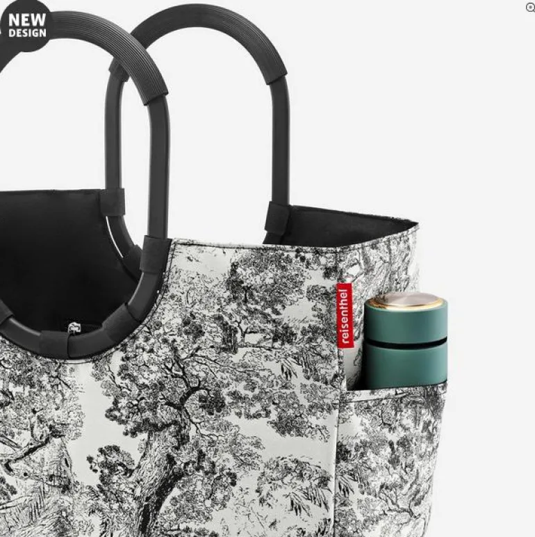 Loopshopper L jacquard grey Einkaufstasche