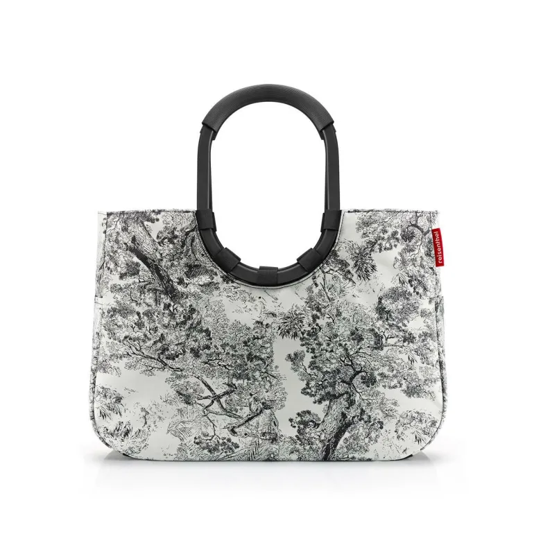 Loopshopper L jacquard grey Einkaufstasche