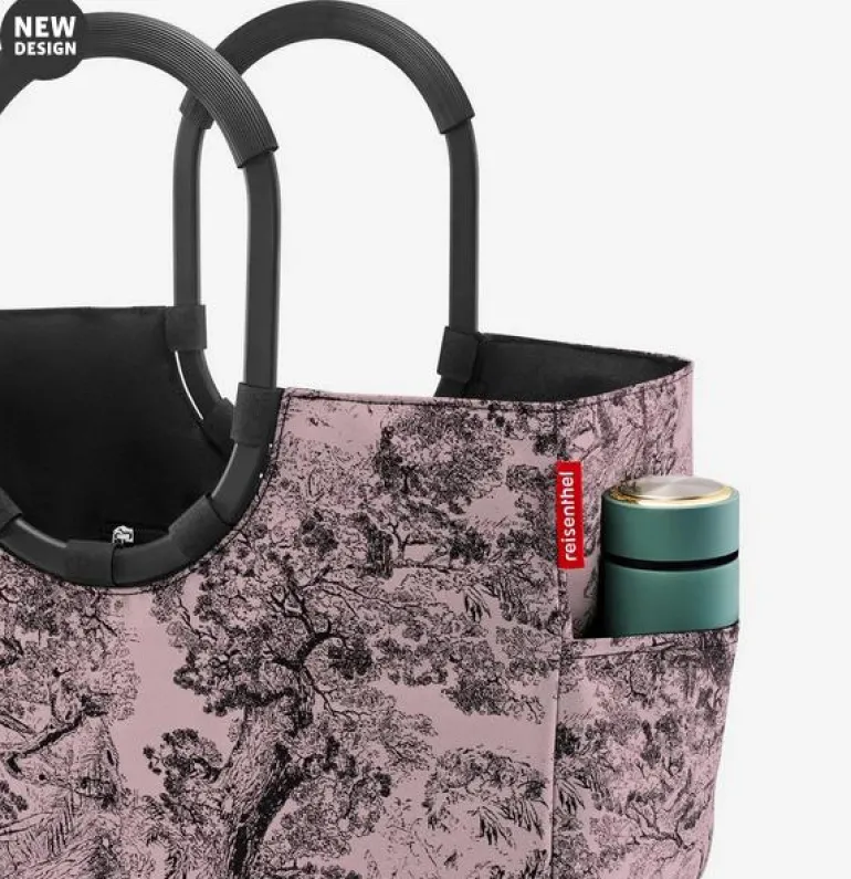 Loopshopper L jacquard rose Einkaufstasche