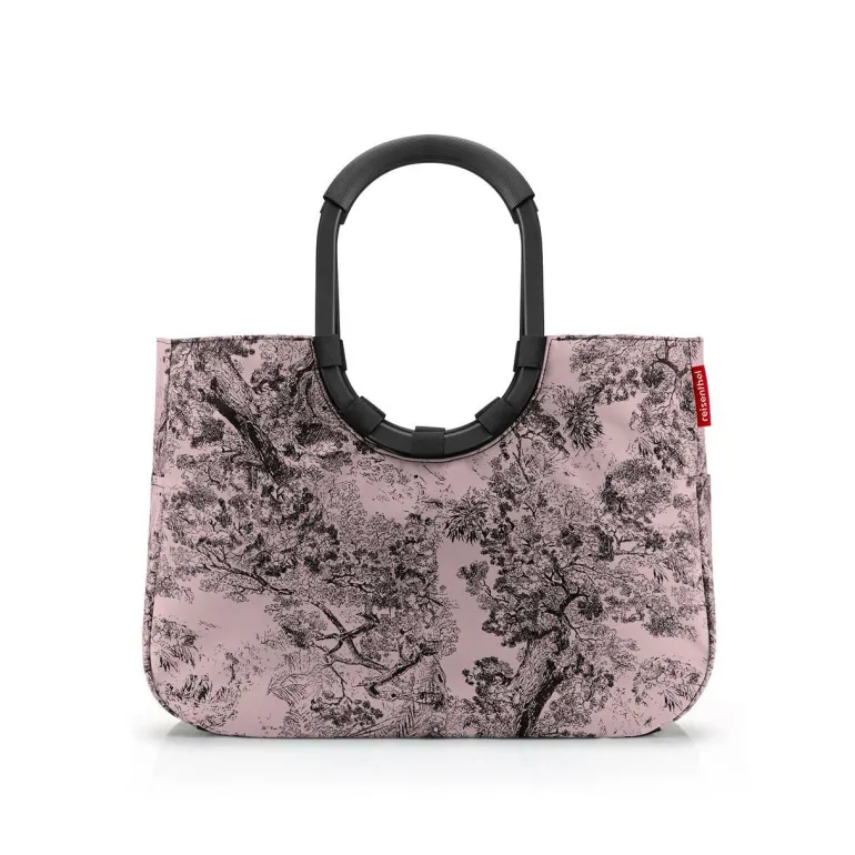 Loopshopper L jacquard rose Einkaufstasche