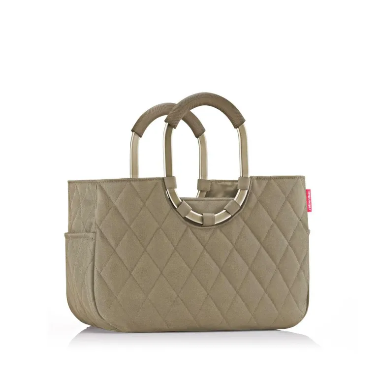 Loopshopper M Frame Rhombus Olive Einkaufstasche