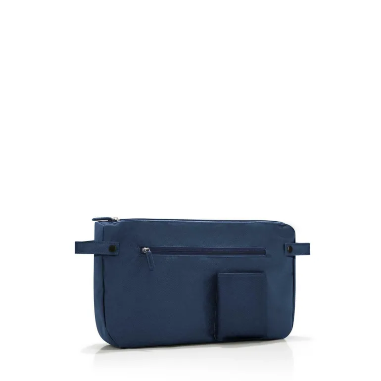 Loopshopper M Herringbone Dark Blue Einkaufstasche