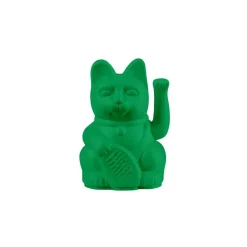 Lucky Cat Mini / Vivid Green/ Winkekatze 6,7 x 5