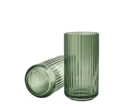 Lyngby Vase 20cm glass green