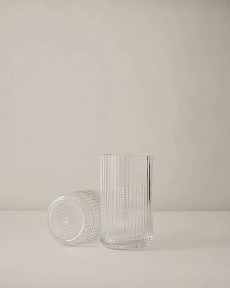 Lyngby Vase 31cm glass klar