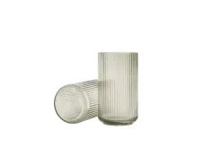 Lyngby Vase 31cm glass smoke