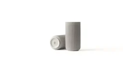 Lyngby Vase 20cm light grey