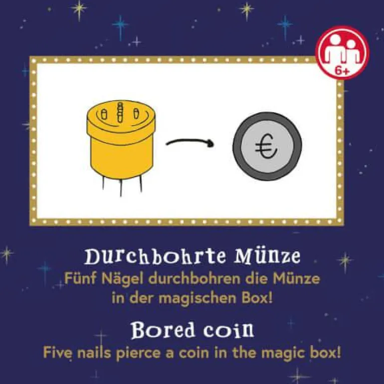 Magic Show Nr. 9 Durchbohrte Münze