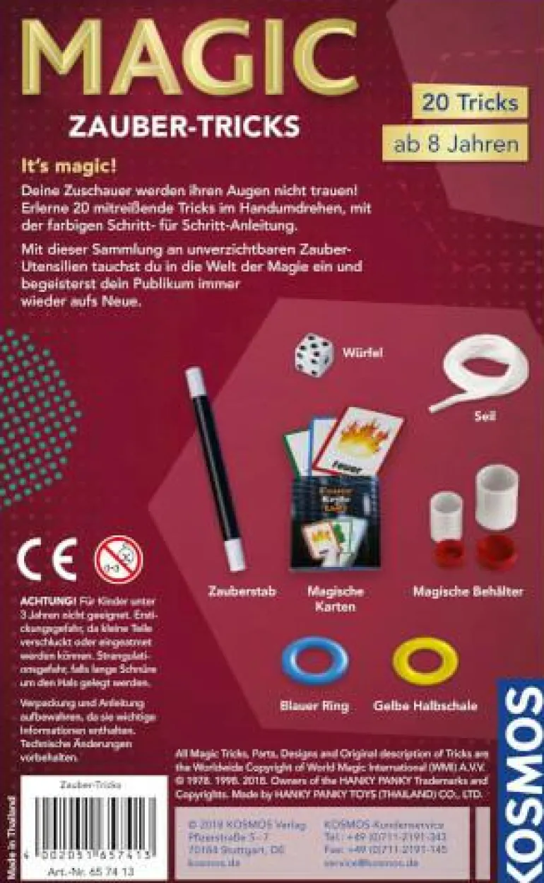 MAGIC Zauber-Tricks - Zaubern lernen im Handumdreh