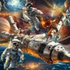 Magische Sternenwelten (Schwerelos im All) - Puzzl