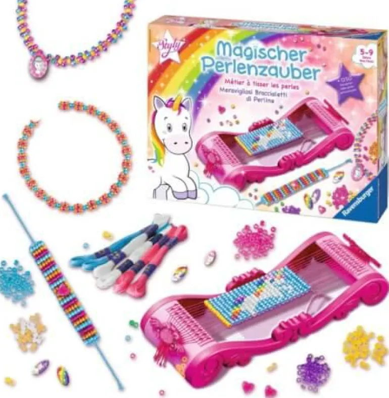 Magischer Perlenzauber Einhorn