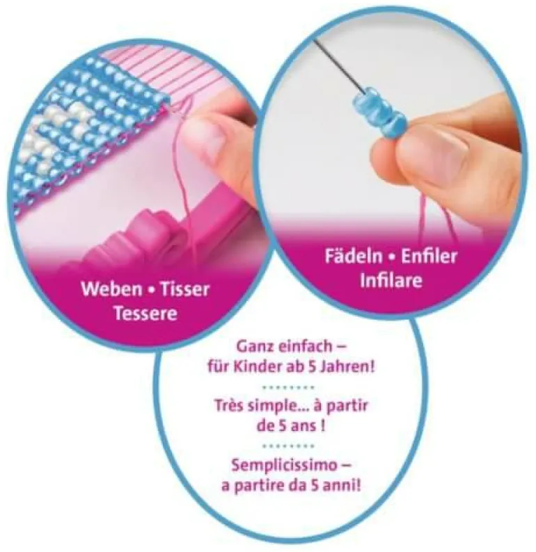 Magischer Perlenzauber Einhorn