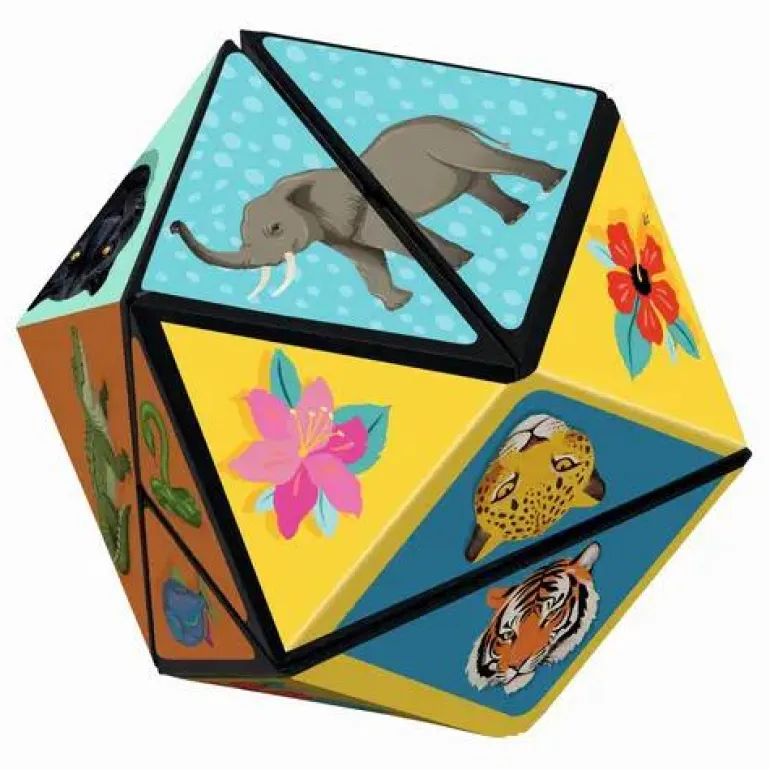 Magischer Puzzle-Würfel 'Im Dschungel'