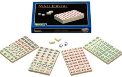 Mah Jongg, Kunststoff, klein, ohne arab. Zeichen