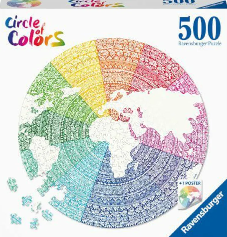 Mandala - Circle of Colors Puzzle 500 Teile