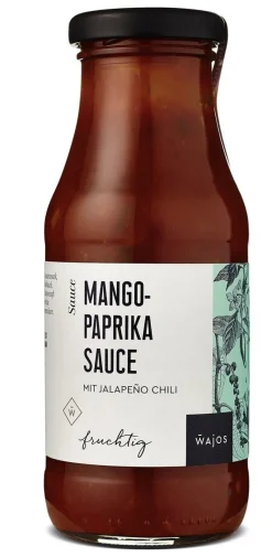 Mango-Paprika Sauce mit Jalapeno Chili 245ml