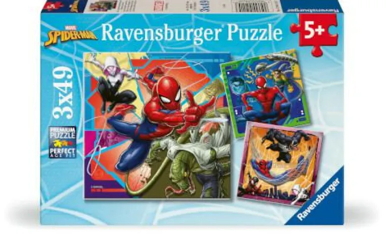 Marvel Spider-Man - Puzzle 3x49 Teile