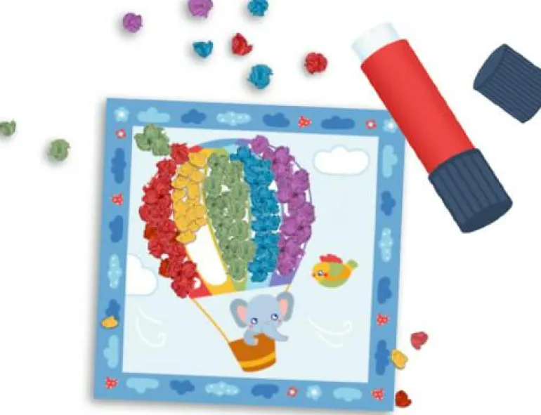 Mein 1. Bastelset: Knüddelbilder Regenbogen (Mini-