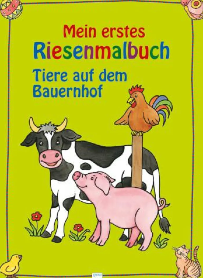 Mein erstes Riesemalbuch - Tiere auf dem Bauernhof