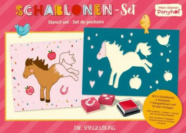 Mein kleiner Ponyhof - Schablonen-Set