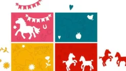 Mein kleiner Ponyhof - Schablonen-Set