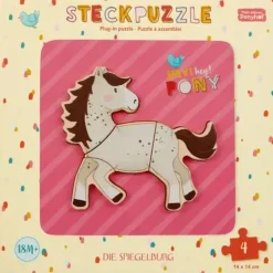 Mein kleiner Ponyhof - Steck-Puzzle, 4 Teile