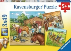 Mein Reiterhof - Puzzle 3x49 Teile