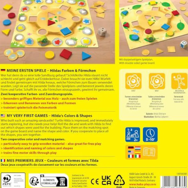 Meine ersten Spiele – Hildas Farben & Förmchen