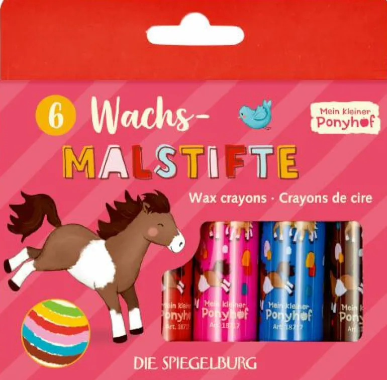 Mein kleiner Ponyhof - Wachsmalstifte (6 Stück)