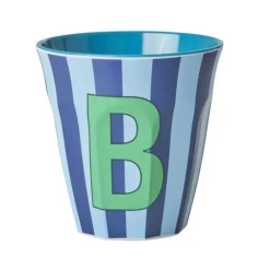 Melamine Cup B Stripes Medium 250ml